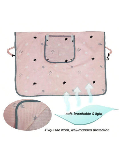ICOPUCA Muslin Baby Car Seat Covers, Car Seat Covers For Babies, Kick-Proof Car Seat Covers For Infant With Breathable Mesh Peep Windows, Canopy Newborn Gift For 4 Seasons