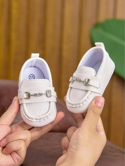 Infant Boy Loafers 0-1 Years Old Spring Summer Autumn Soft Sole Slip-On Walking Shoes Versatile Driving Loafers Flat Shoes