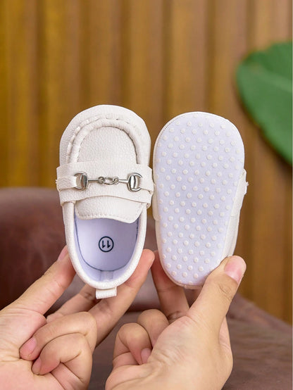 Infant Boy Loafers 0-1 Years Old Spring Summer Autumn Soft Sole Slip-On Walking Shoes Versatile Driving Loafers Flat Shoes