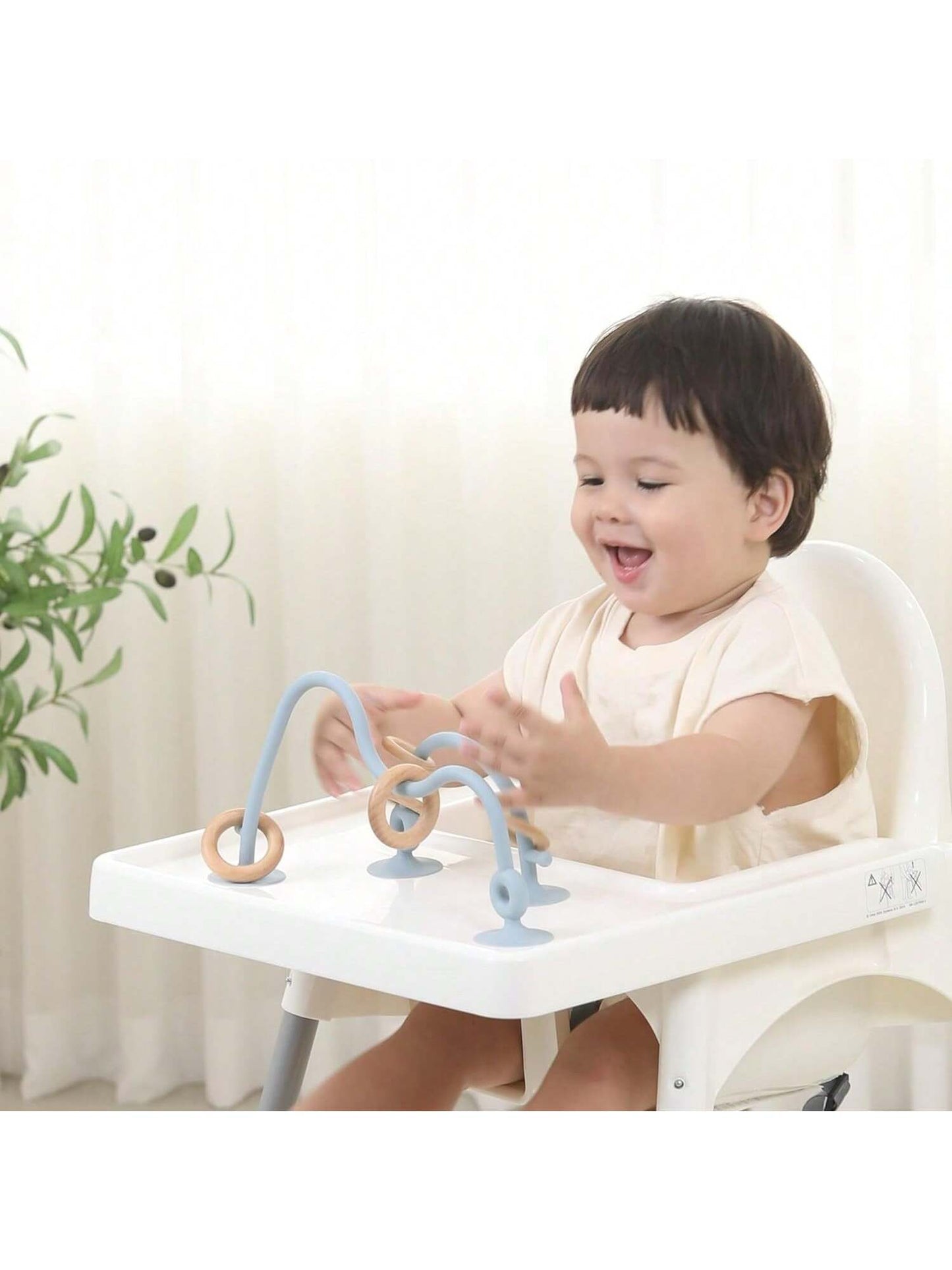 Infant Early Education Puzzle Game, Children's Attention Montessori Silicone Desktop Toy, Early Development Parent-Child Interactive Toy