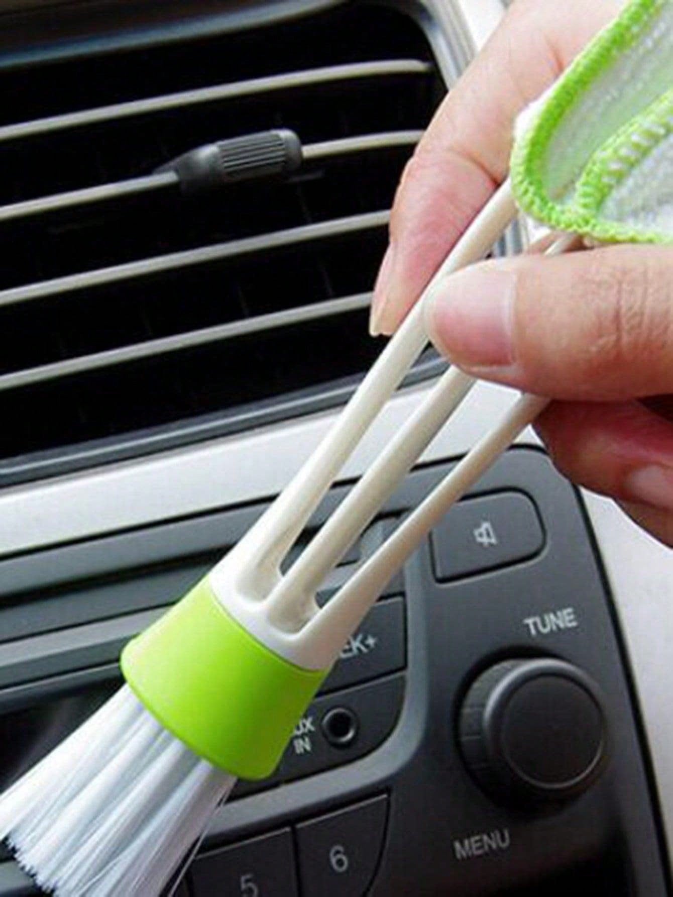 Keep Your Car's Air Conditioning System Clean & Fresh with this 2-in-1 Outlet Vent Brush