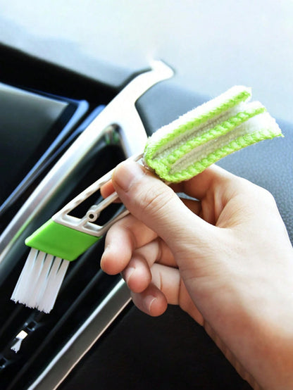 Keep Your Car's Air Conditioning System Clean & Fresh with this 2-in-1 Outlet Vent Brush