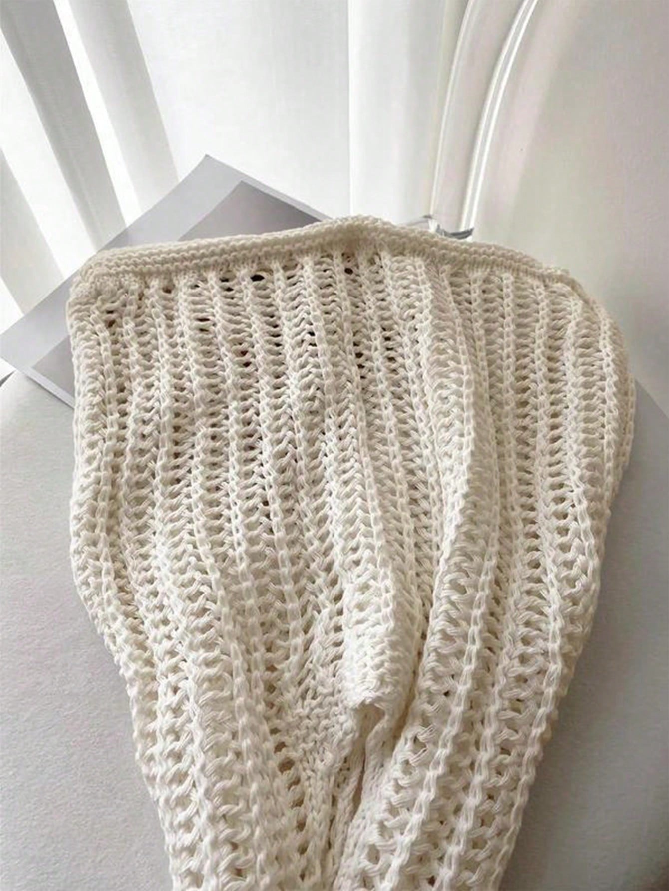 Large Capacity Crochet Shoulder Tote Bag- Lightweight Multifunctional Knitted Handbag, Suitable For Travel, Beach, Vacation And Daily Use