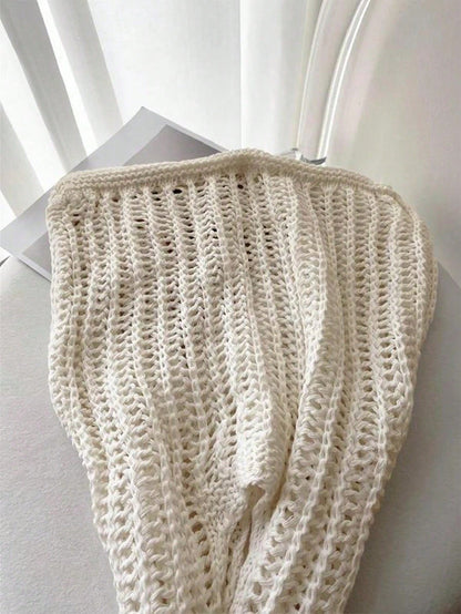 Large Capacity Crochet Shoulder Tote Bag- Lightweight Multifunctional Knitted Handbag, Suitable For Travel, Beach, Vacation And Daily Use
