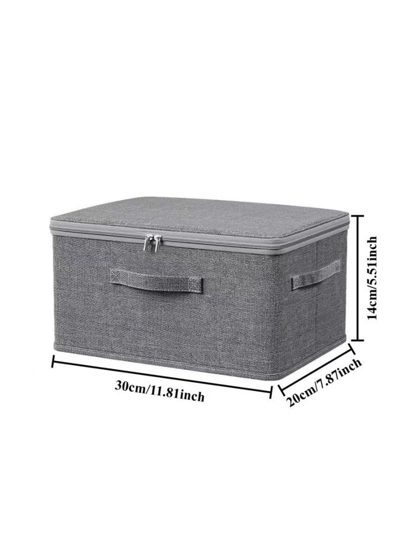 Large Capacity Foldable Car Trunk Organizer Box With Lid And Handle, Waterproof, Suitable For SUV And Sedan. Wardrobe, Clothing And Bedding Storage/Organization Basket.