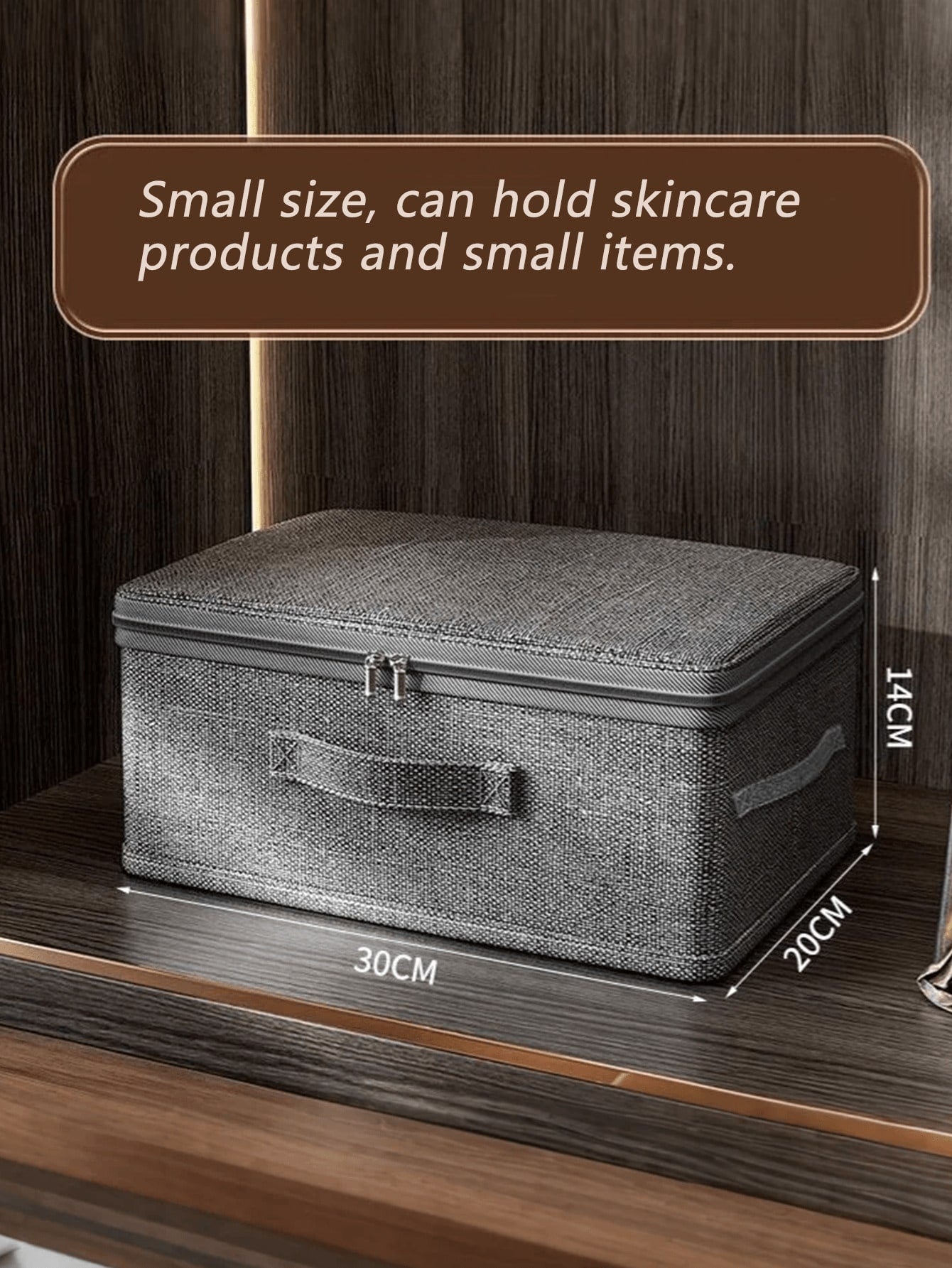 Large Capacity Foldable Car Trunk Organizer Box With Lid And Handle, Waterproof, Suitable For SUV And Sedan. Wardrobe, Clothing And Bedding Storage/Organization Basket.