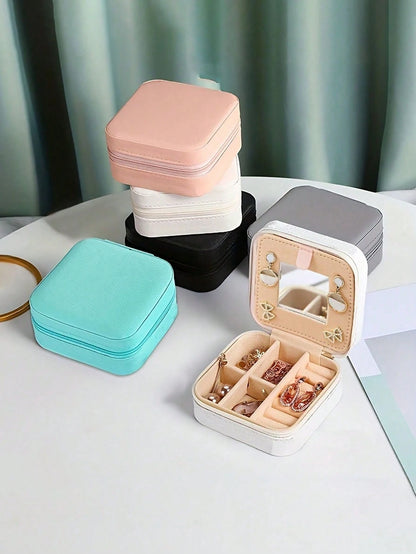 Large Capacity Jewelry Box, Jewelry Organizer Box, Multi-Function Jewelry Display Box, Gift For Women, Christmas Gift,Pouch,Makeup Pouch,Travel Essential