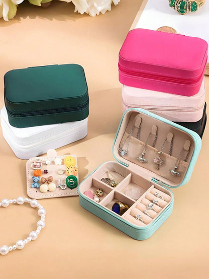 Large Capacity Jewelry Box, Jewelry Organizer Box, Multi-Function Jewelry Display Box, Gift For Women, Christmas Gift,Pouch,Makeup Pouch,Travel Essential