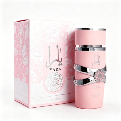 Lattafa Yara Eau De Parfum For Women- Vanilla Floral Perfume Long Lasting Sweet Fragrance With Orchid & Tropical Notes- Luxury Arabic Scent 100ml