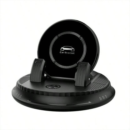 LCARS 2026 New Anti-Shake Car Phone Holder 360° Rotating Dashboard Navigation Mount Adhesive Suction Cup Stable Non-Wobble