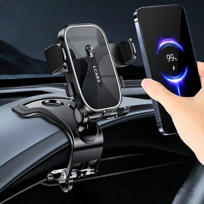 LCARS Car Dashboard Phone Holder, Suitable For Car Center Console Dashboard Use, Secure Grip With No Noise, Supports Horizontal And Vertical Screen For Phone Navigation Or Entertainment, Anti-Shake Ph
