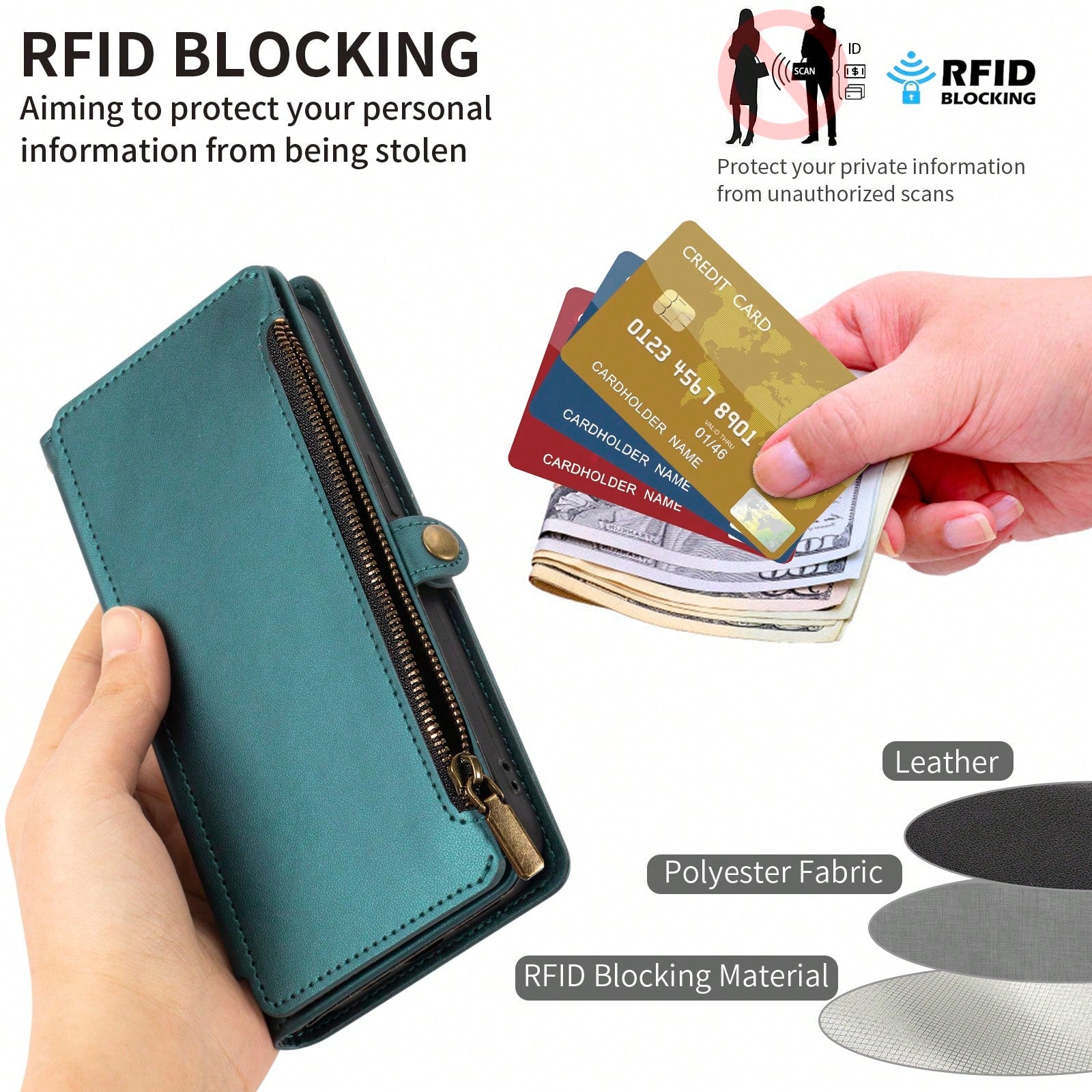 Leather Wallet Card Holder Flip Phone Case 1pc Multifunctional With Card Slots Crossbody Strap Compatible With IPhone 17 Pro Max Series Fashion Protective Case For Shopping Travel Spring Gift Cover In