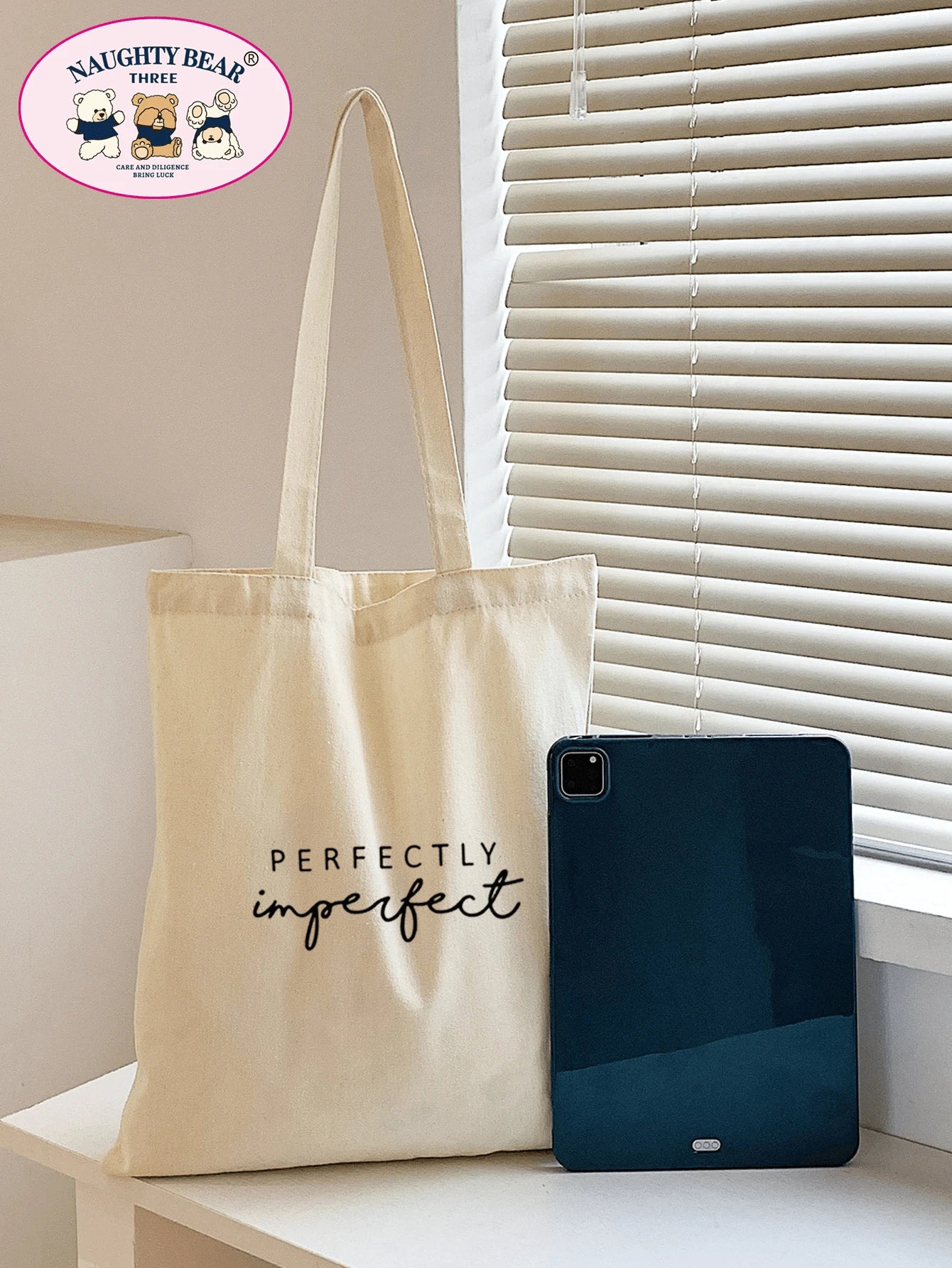 Letter Graphic Shopper Bag School Bag For Graduate, Teen Girls, Freshman, Sophomore, Junior & Senior In College, University & High School, Perfect For Outdoors,Travel & Back To School