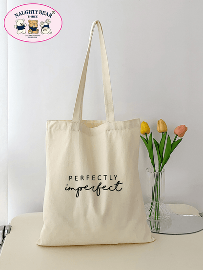 Letter Graphic Shopper Bag School Bag For Graduate, Teen Girls, Freshman, Sophomore, Junior & Senior In College, University & High School, Perfect For Outdoors,Travel & Back To School
