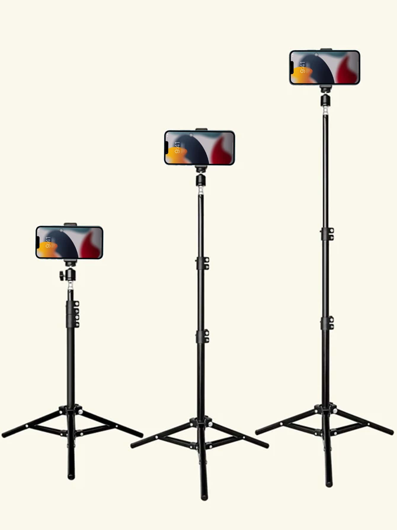 Lightweight 82.67-Inch Tripod With Selfie Stick And Phone Holder For Video Recording, Photography, And Live Streaming. Comes With Carry Bag- Ideal For Women And Live Streaming. For Summer Vacation, T