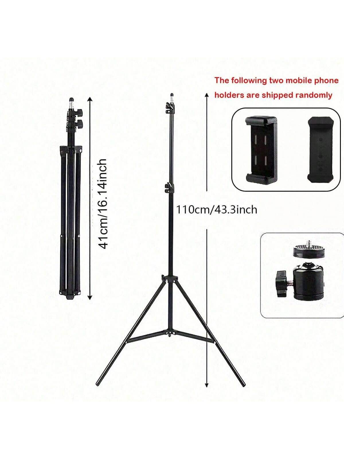 Lightweight 82.67-Inch Tripod With Selfie Stick And Phone Holder For Video Recording, Photography, And Live Streaming. Comes With Carry Bag- Ideal For Women And Live Streaming. For Summer Vacation, T