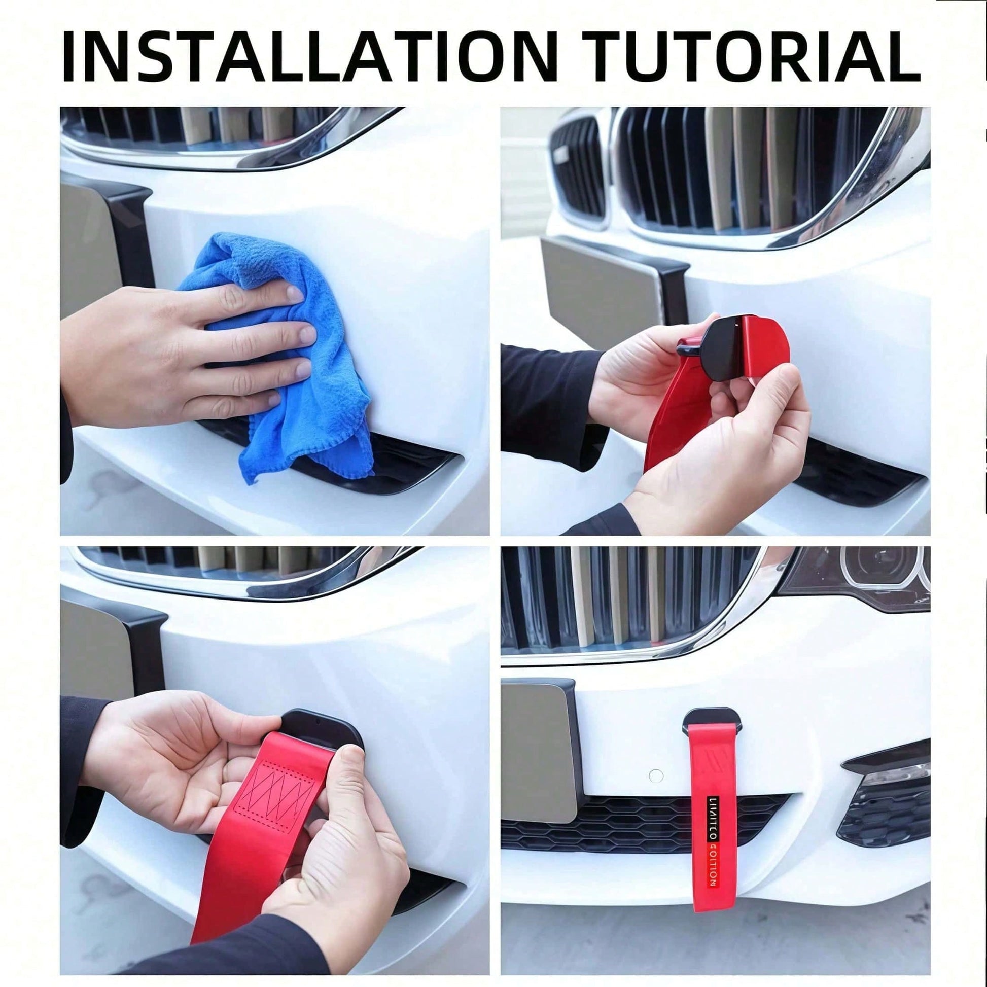 Limited Edition Car Bumper Decorative Trailer Strap, General Motors Personalized Decorative Strap, Car Exterior Accessories, Car Decorative Strips, Body Modification Accessories, Suitable For Most Car