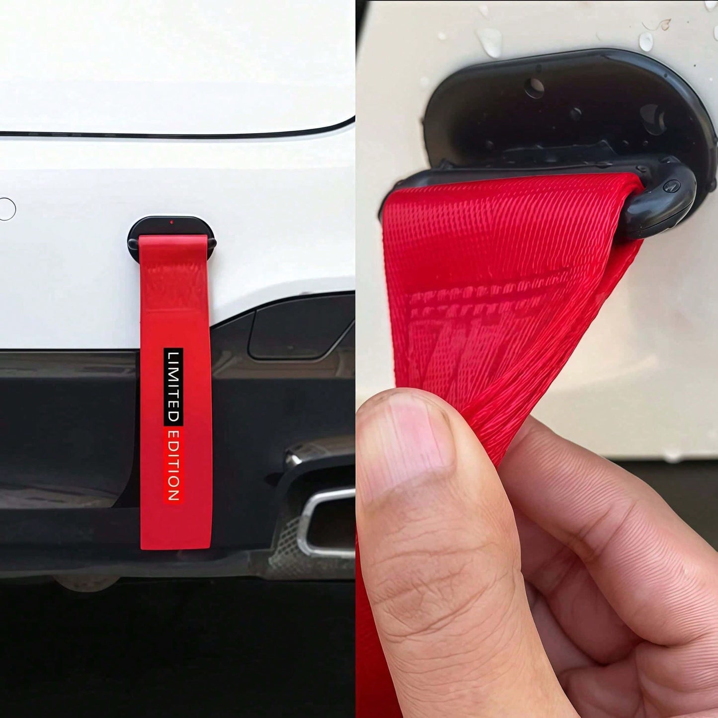 Limited Edition Car Bumper Decorative Trailer Strap, General Motors Personalized Decorative Strap, Car Exterior Accessories, Car Decorative Strips, Body Modification Accessories, Suitable For Most Car