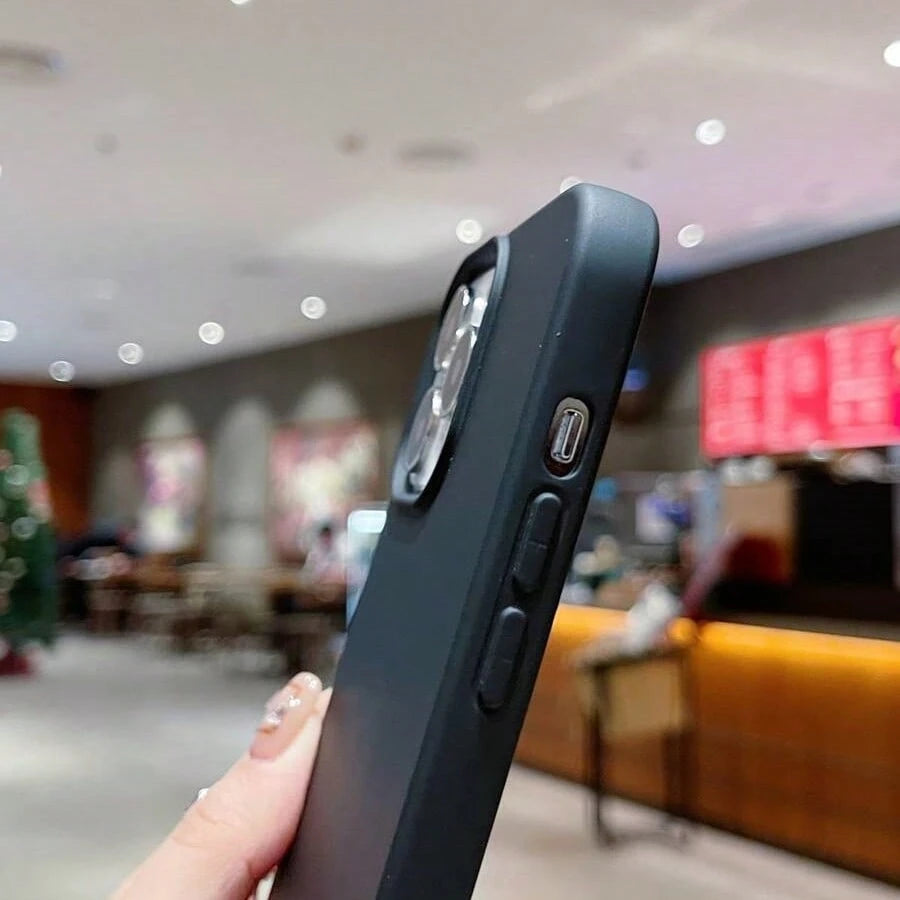 Liquid-Like Anti-Fingerprint Soft-Touch Silicone Phone Case, Solid Color Protective Cover, Compatible With/17promax/16promax/15/15Pro/15Plus/15Promax S26/S25/S24/S23/A57/A37/A27 Honor X9c/X9d.......W