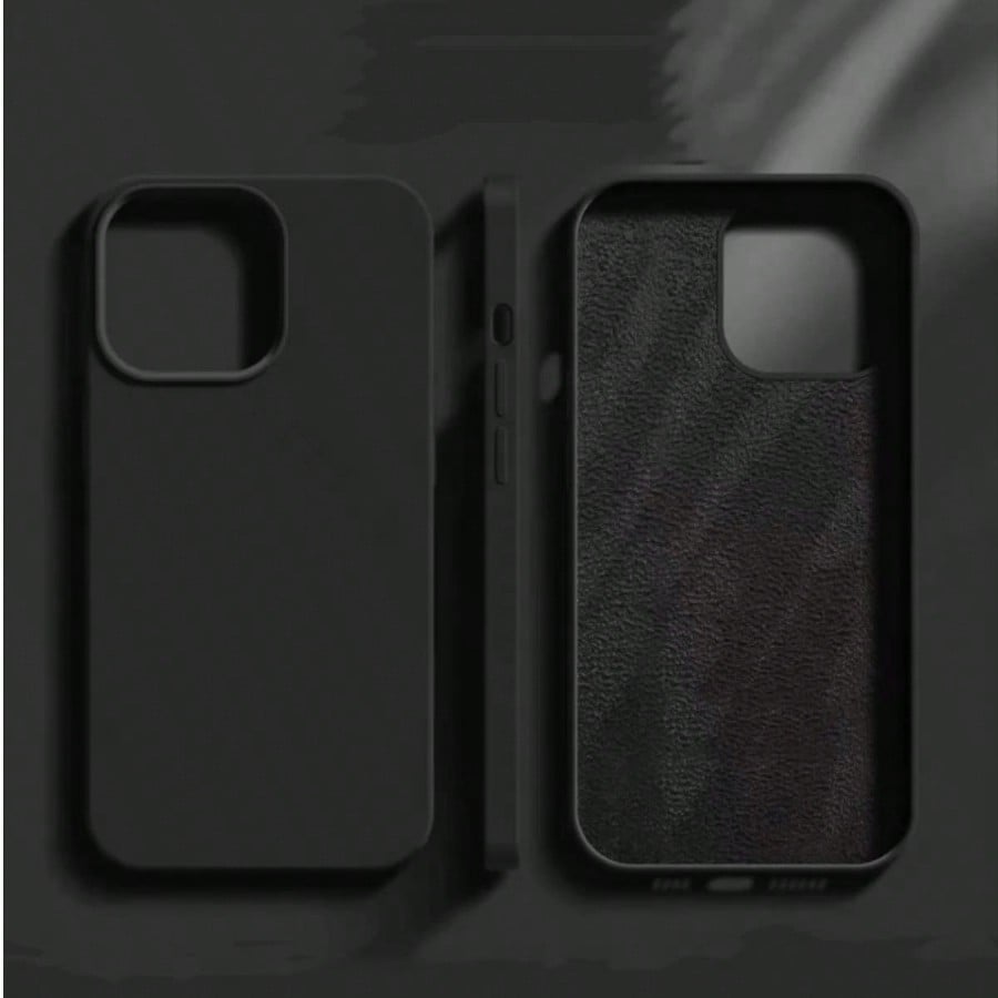 Liquid-Like Anti-Fingerprint Soft-Touch Silicone Phone Case, Solid Color Protective Cover, Compatible With/17promax/16promax/15/15Pro/15Plus/15Promax S26/S25/S24/S23/A57/A37/A27 Honor X9c/X9d.......W