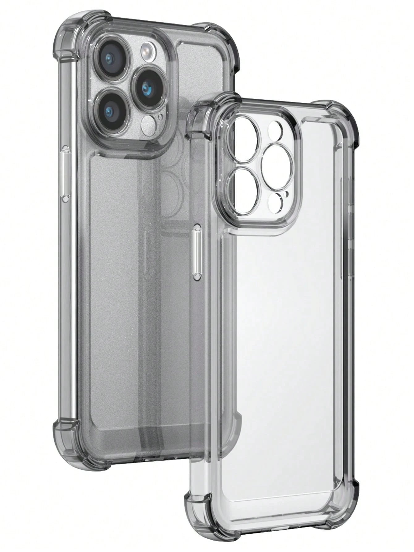 Luxury Shock-Absorbing Crystal Clear Phone Case, Military-Grade Drop Protection Compatible With IPhone 16/16 Pro/16E/16 Plus/16 Pro Max/15/15 Pro Max/15 Plus/14/13/12/11/11 Pro Max/XR/XS Max And S25/S
