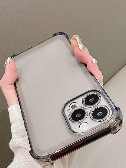 Luxury Shock-Absorbing Crystal Clear Phone Case, Military-Grade Drop Protection Compatible With IPhone 16/16 Pro/16E/16 Plus/16 Pro Max/15/15 Pro Max/15 Plus/14/13/12/11/11 Pro Max/XR/XS Max And S25/S