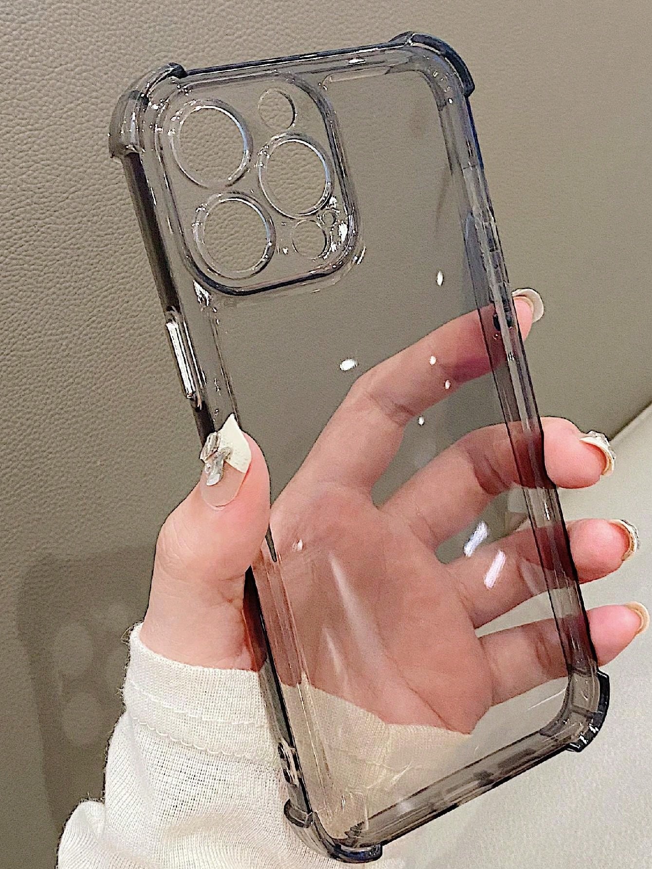 Luxury Shock-Absorbing Crystal Clear Phone Case, Military-Grade Drop Protection Compatible With IPhone 16/16 Pro/16E/16 Plus/16 Pro Max/15/15 Pro Max/15 Plus/14/13/12/11/11 Pro Max/XR/XS Max And S25/S