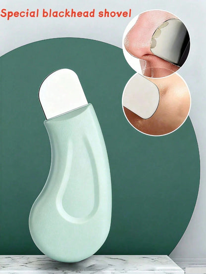 Manual Facial Blackhead Removal Scraper, Pore Cleaning Tool, Deep Pore Cleansing And Gentle Exfoliation, Create Smooth And Delicate Skin, Easy To Use Blackhead Removal Tool For Men And Women, Suitable