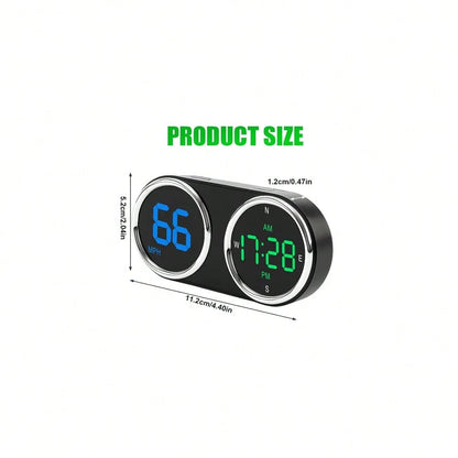 Mini Heads Up Display For Cars Windshield Digital Speedometer USB Connect Plug And Play For Car Truck Motor SUV All Vehicles, Automatic Brightness Adjustment,Large Font Display Car Speedometer Display