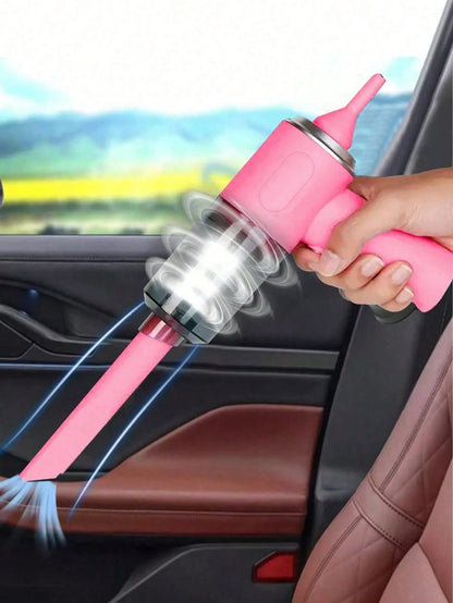 Mini Wireless Car Vacuum Cleaner, Portable Handheld Vacuum, Suitable For Car Interior Cleaning, Lightweight Rechargeable Dust Remover, Suitable For Car, Home, Office, Compact Car Accessory, Gift For M