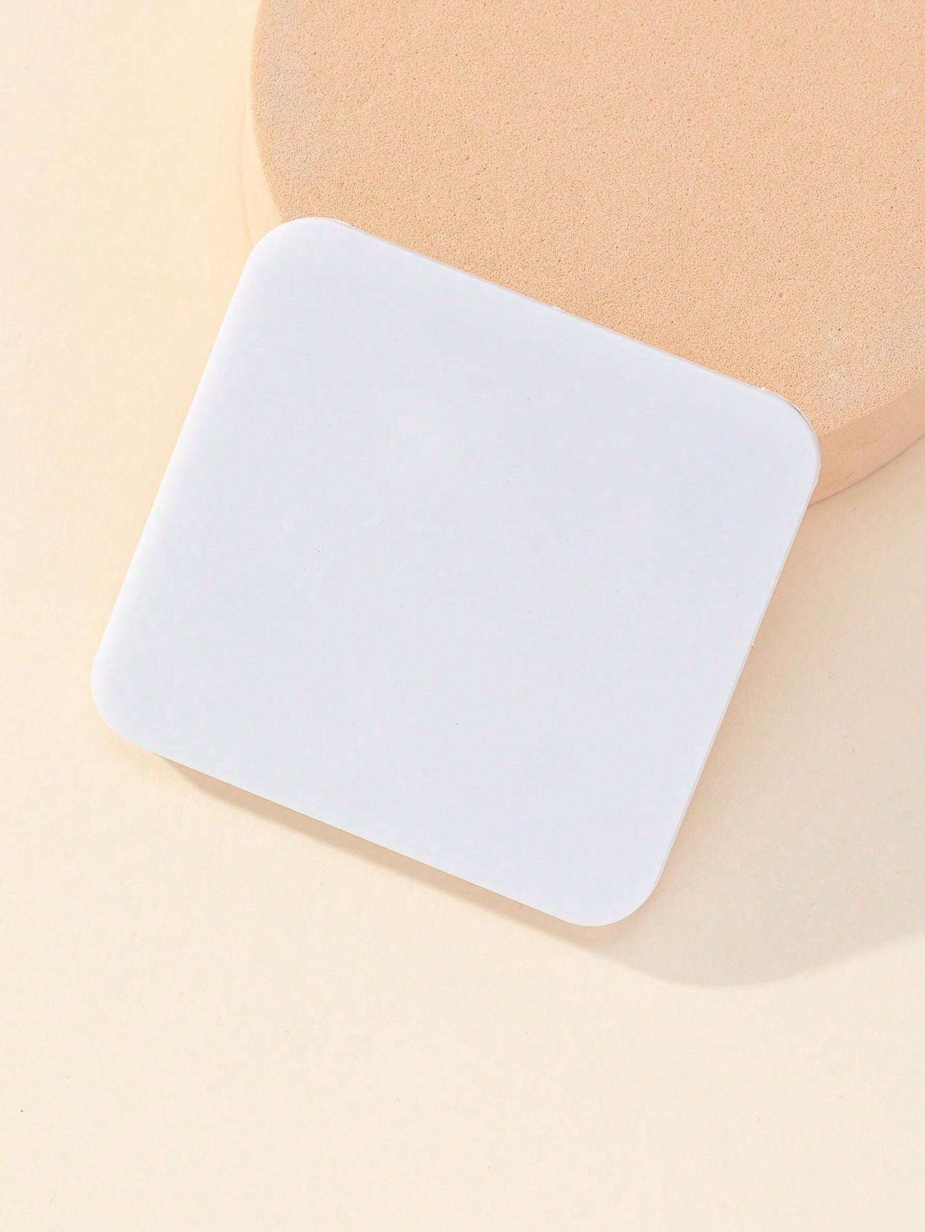 Minimalist Portable White Square Folding Mirror,Cheap,Stocking Stuffers,Makeup,Makeup Tools,Cheap Stuff,Gifts,Gifts For Women,Christmas Gifts,Giveaways,Travel,Cheap Stuff,Travel Essential