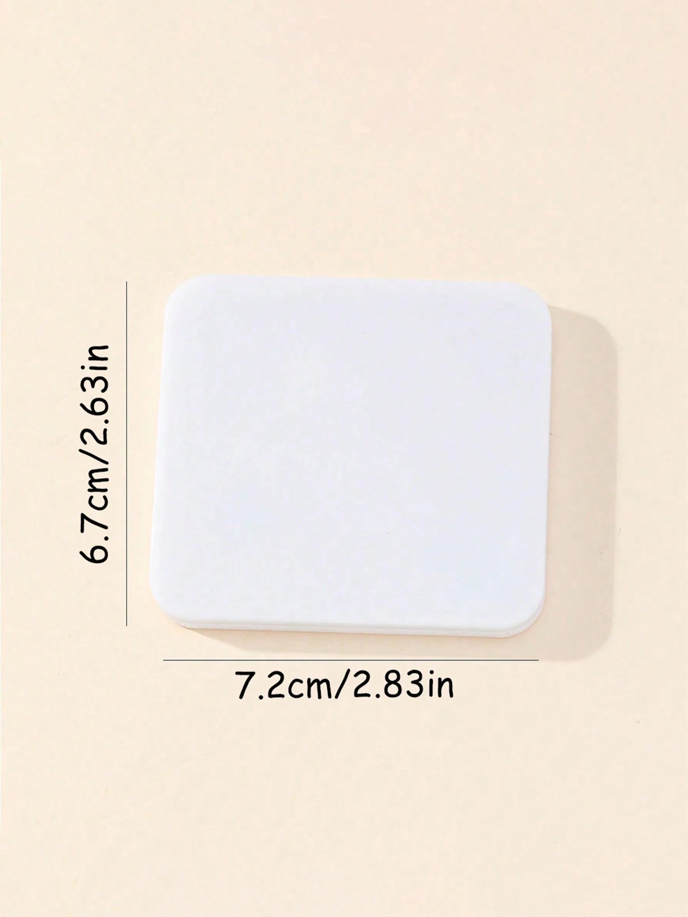 Minimalist Portable White Square Folding Mirror,Cheap,Stocking Stuffers,Makeup,Makeup Tools,Cheap Stuff,Gifts,Gifts For Women,Christmas Gifts,Giveaways,Travel,Cheap Stuff,Travel Essential