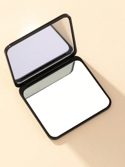 Minimalist Portable White Square Folding Mirror,Cheap,Stocking Stuffers,Makeup,Makeup Tools,Cheap Stuff,Gifts,Gifts For Women,Christmas Gifts,Giveaways,Travel,Cheap Stuff,Travel Essential