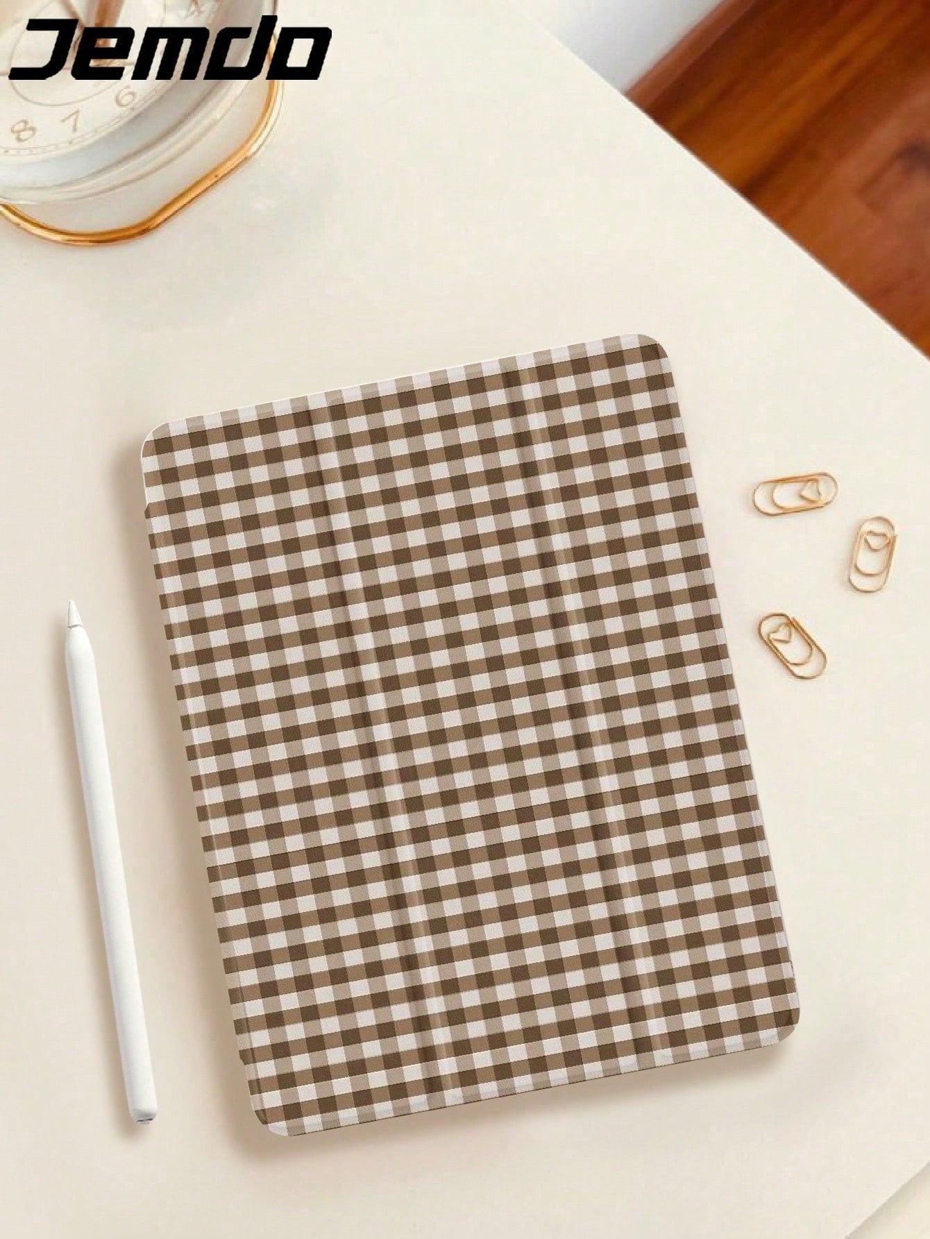 Minimalist Stylish Bicolor Striped, Pink And Yellow Striped Print Tablet Protective Case, Compatible With IPad 10.2 Inch, IPad Pro 2021/2020, IPad 9th/10th Gen, Galaxy Tab A8 10.5 Inch 2022, Matepad 1