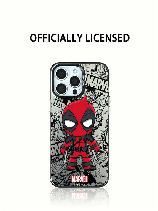 Miniso Marvel Spider-Man Iron Man Cartoon Men's Phone Case, Compatible With IPhone 17 Pro Max/17 Pro/Air/16 Pro Max/15 Plus/14/13/IP 17/15Pro/12 Pro/11/16 Plus, XR Apple Android Models, Galaxy S22, S2