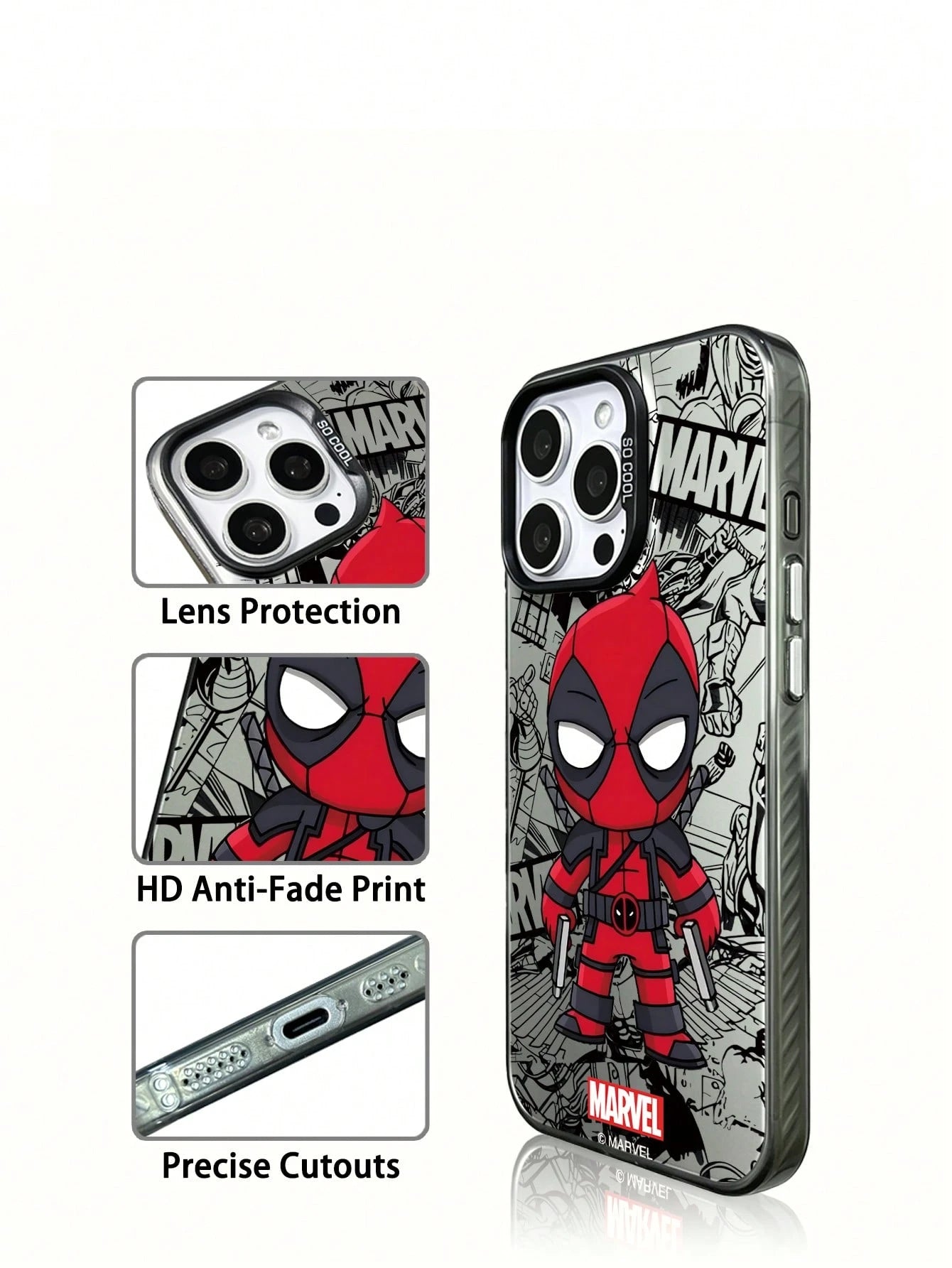 Miniso Marvel Spider-Man Iron Man Cartoon Men's Phone Case, Compatible With IPhone 17 Pro Max/17 Pro/Air/16 Pro Max/15 Plus/14/13/IP 17/15Pro/12 Pro/11/16 Plus, XR Apple Android Models, Galaxy S22, S2