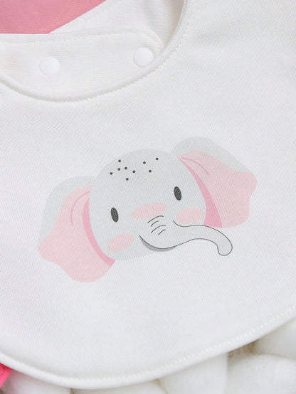 momscare 3pcs Random Baby Boys' Cute Animal Pattern Bibs