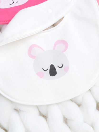 momscare 3pcs Random Baby Boys' Cute Animal Pattern Bibs