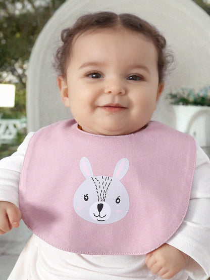 momscare 3pcs Random Baby Boys' Cute Animal Pattern Bibs