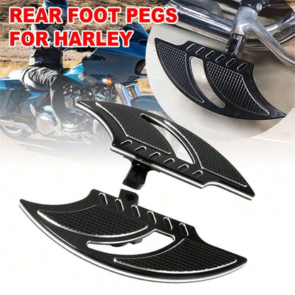 [Motorcycle Foot Pegs]Motorcycle Foot Pegs/Footrests/Foot Pedals- Upgrade Your Ride, Suitable For 1200 XL, Dyna Touring And Other Models. Motorcycle Foot Peg Upgrade Kit- High-Quality Aluminum Alloy