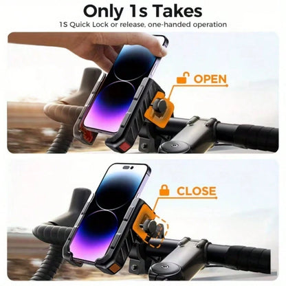 Mount For Holding Phones On Motorcycles, Bicycles, And Scooters, Rotatable Phone Stand For 4.7-7 Inch Devices, Designed To Avoid Obstructing The Camera, Optimal View.