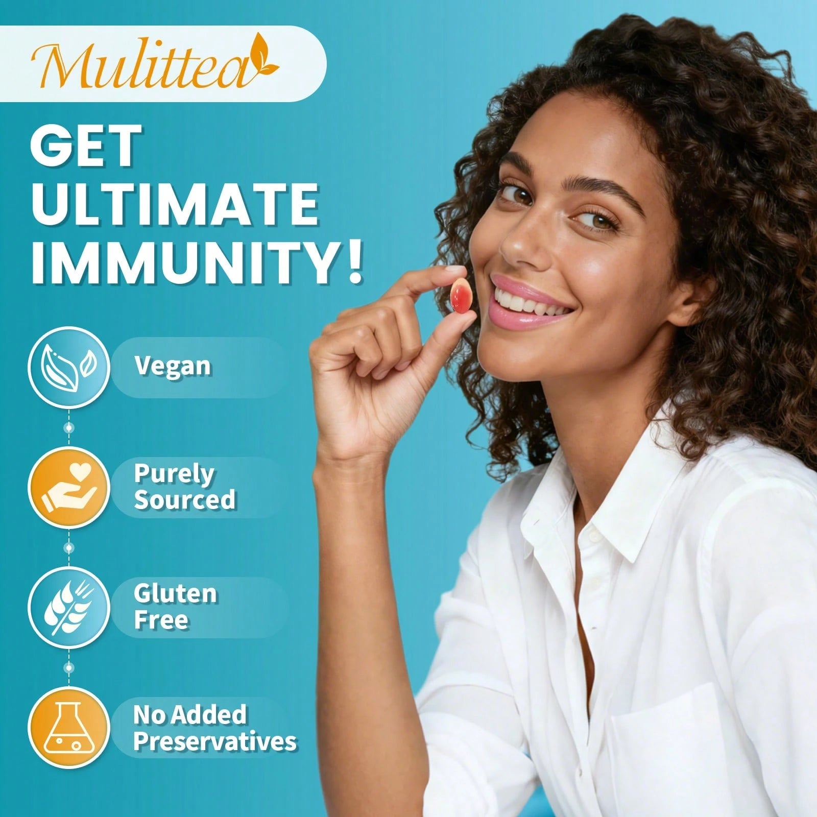 Mulittea Probiotics 120 Billion CFU Softgels- 36 Strains + 4 Prebiotics + 10 Digestive Enzymes, Supports Gut Health, Digestive Function & Immune System, Vegan Gluten-Free Non-GMO (120 Count)