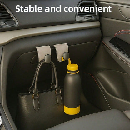 Multi-Function Car Storage Hook, Car Glove Box Storage Hook, Adjustable Roller Buckle, Hidden Decorative Double Hook, Multi-Function Car Storage Device, Strong Load-Bearing Capacity, Rear Seat Storage