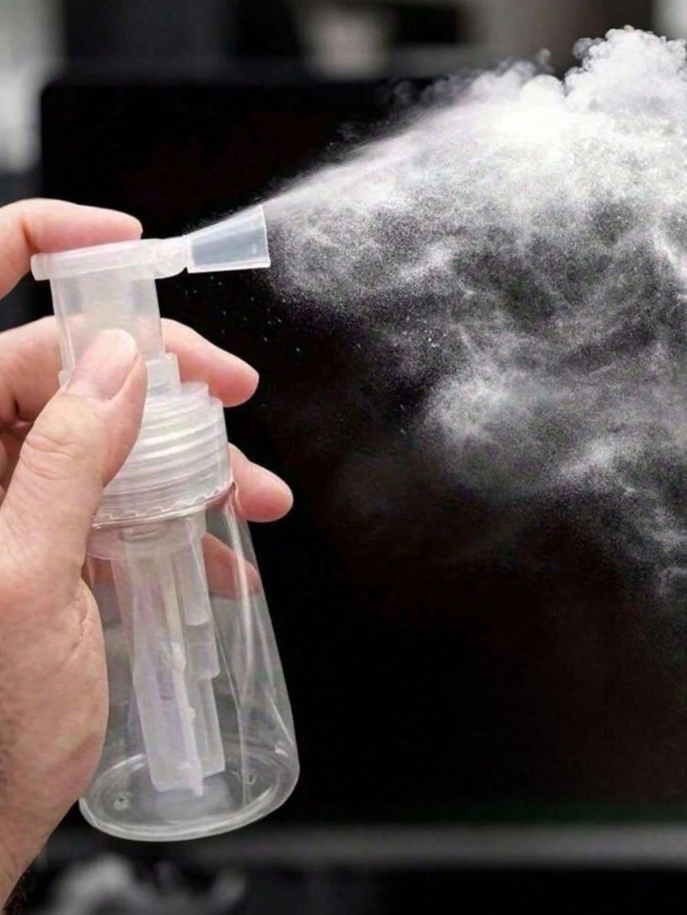 Multi-Function Powder Dispenser Bottle, Leak-Proof Powder Sprayer For Home Use, Portable Talcum Powder/Pepper Powder Shaker With Trumpet Mouth, Refillable