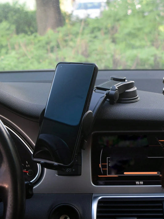 New Car Dashboard Phone Mount, 360 Degree Rotation, Auto Locking, Height Adjustable Compatible With IPhone, Android Phone, Gift For Birthday, Family, Friends Car Accessories, Car Phone Holder