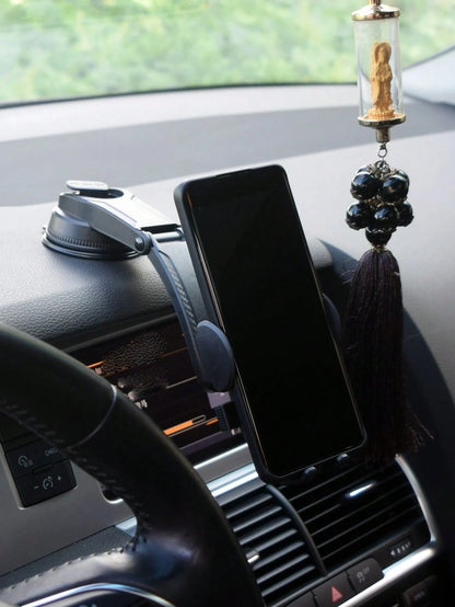 New Car Dashboard Phone Mount, 360 Degree Rotation, Auto Locking, Height Adjustable Compatible With IPhone, Android Phone, Gift For Birthday, Family, Friends Car Accessories, Car Phone Holder