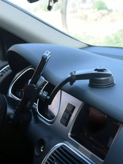 New Car Dashboard Phone Mount, 360 Degree Rotation, Auto Locking, Height Adjustable Compatible With IPhone, Android Phone, Gift For Birthday, Family, Friends Car Accessories, Car Phone Holder