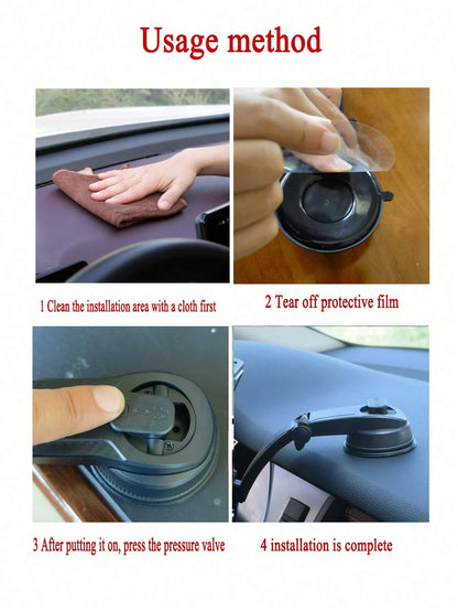 New Car Dashboard Phone Mount, 360 Degree Rotation, Auto Locking, Height Adjustable Compatible With IPhone, Android Phone, Gift For Birthday, Family, Friends Car Accessories, Car Phone Holder