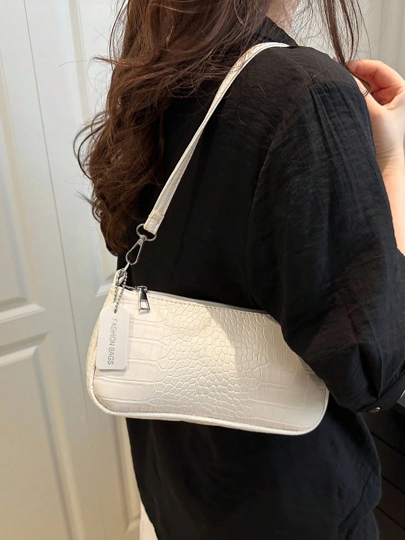 New Fashionable Versatile Chain Strap Shoulder Bag, Underarm Handbag For Women