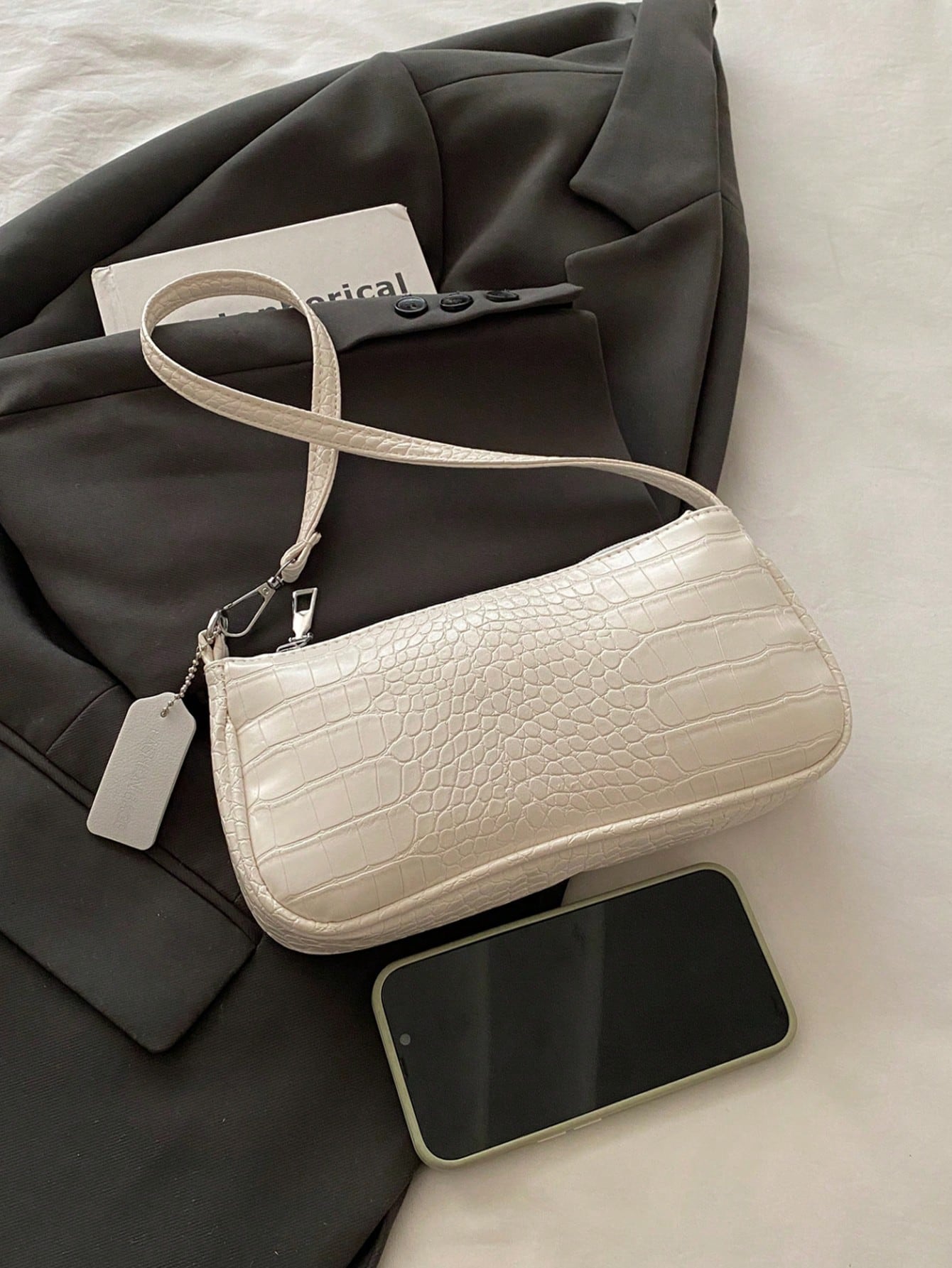 New Fashionable Versatile Chain Strap Shoulder Bag, Underarm Handbag For Women
